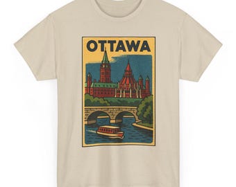 Ottawa T-Shirt Unisex: Retro Canada Tee