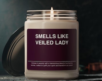 Veiled Lady Scented Soy Wax Candle - 9oz Jar Gift
