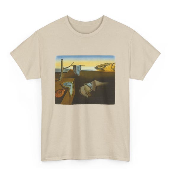 Dali Melting Clocks T-shirt: Surrealist Art Tee, Gift for