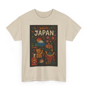 Japan T Shirt Unisex | Vintage Tokyo Graphic Tee | East Asian Heritage Pride Shirt | Cool Gift for Japanese Soul Culture Lovers
