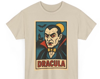 Dracula Comic T-Shirt: Gothic Vampire Graphic Tee