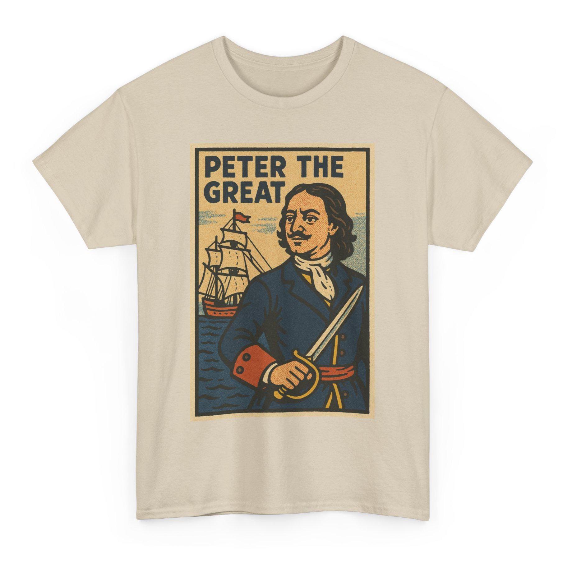 Peter the Great T Shirt Unisex | Retro Comic Style Tsar Tee