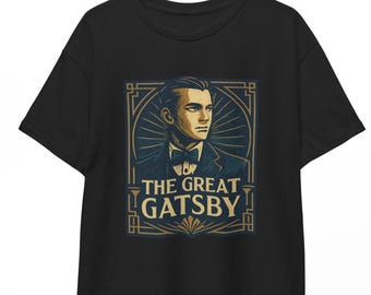 Great Gatsby T-Shirt, Retro 1920er Jahre T-Shirt