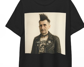 George Orwell Punk T-Shirt: Funny Dystopian Graphic Tee