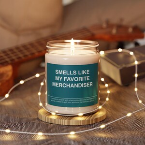 Smells Like My Favorite Merchandiser Candle - Scented Soy Wax Candle - 9oz Jar image 4