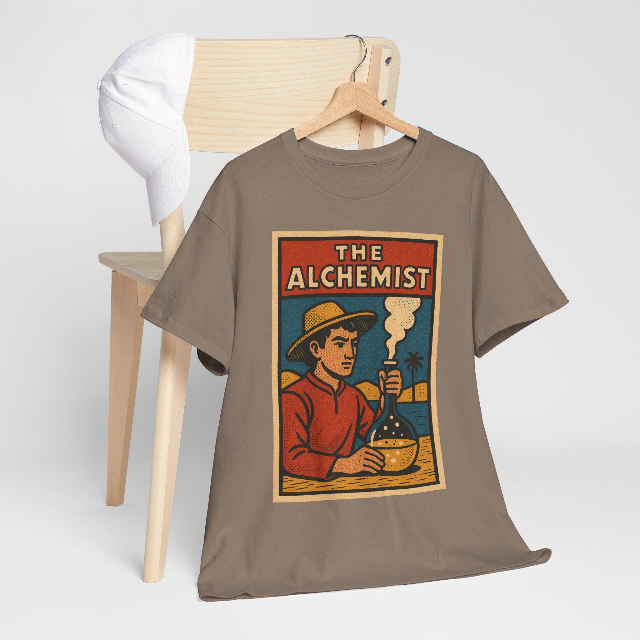 The Alchemist T-shirt: Retro Comic Style Literary Graphic Tee - Etsy