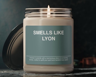 Lyon France Candle: Scented Soy Wax, French Souvenir Gift