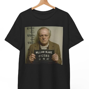 William Blake Mugshot T-Shirt: Funny Literary Meme Tee
