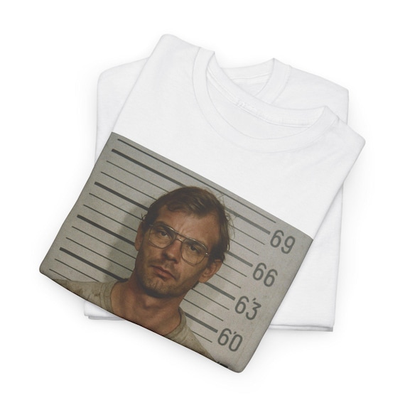 ジェフリー・ダーマーのマグショットTシャツ、男女兼用トゥルー