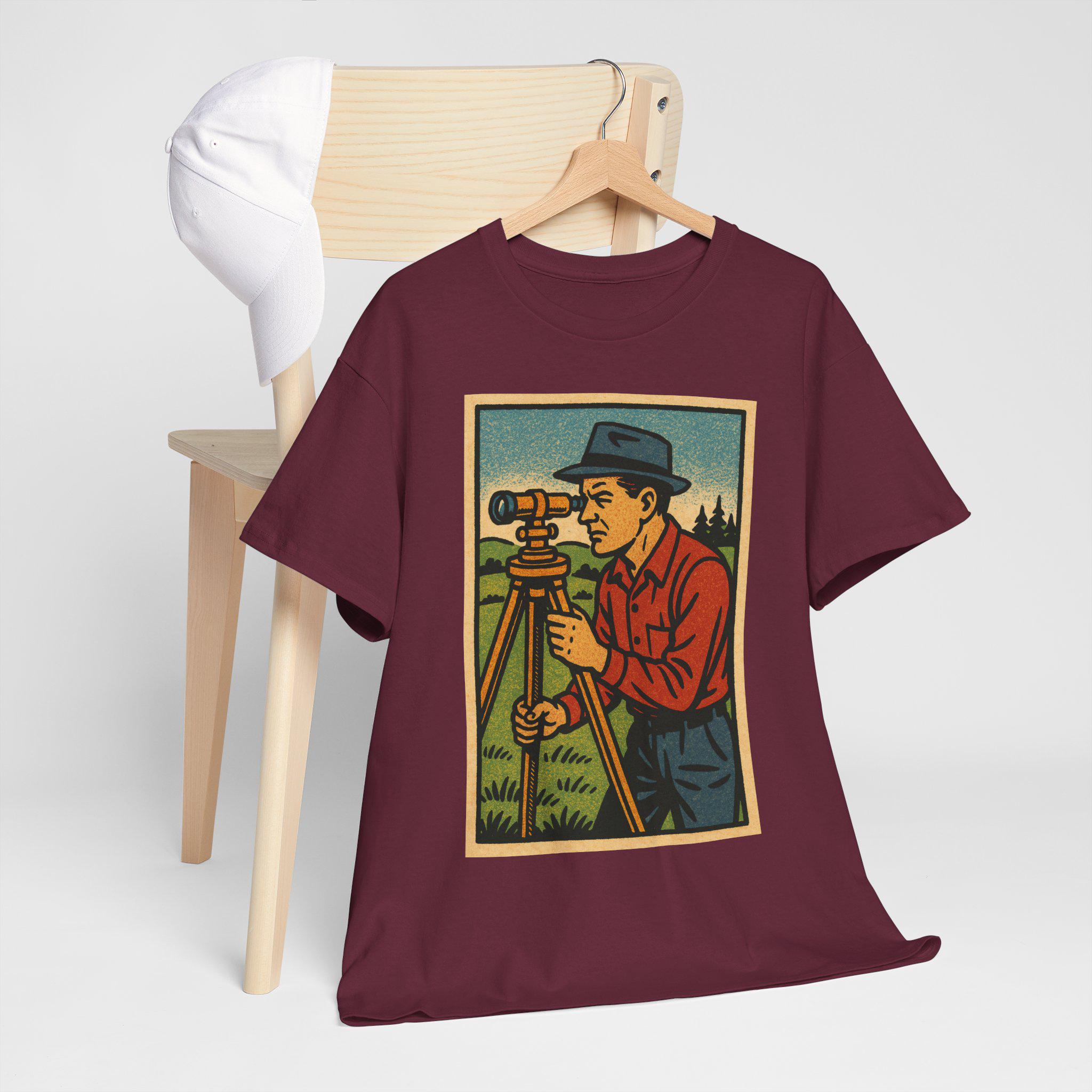 Surveyor T-shirt: Retro Comic Style Engineering Tee - Etsy Canada