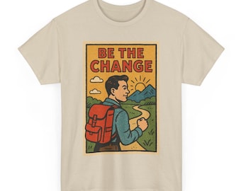 Be The Veränderung T-Shirt: Retro Comic Style Graphic Tee