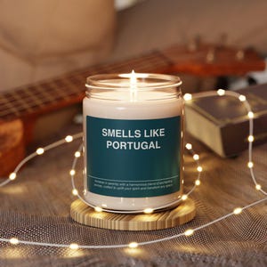 Portugal Scented Candle: Soy Wax Travel Souvenir Gift image 4