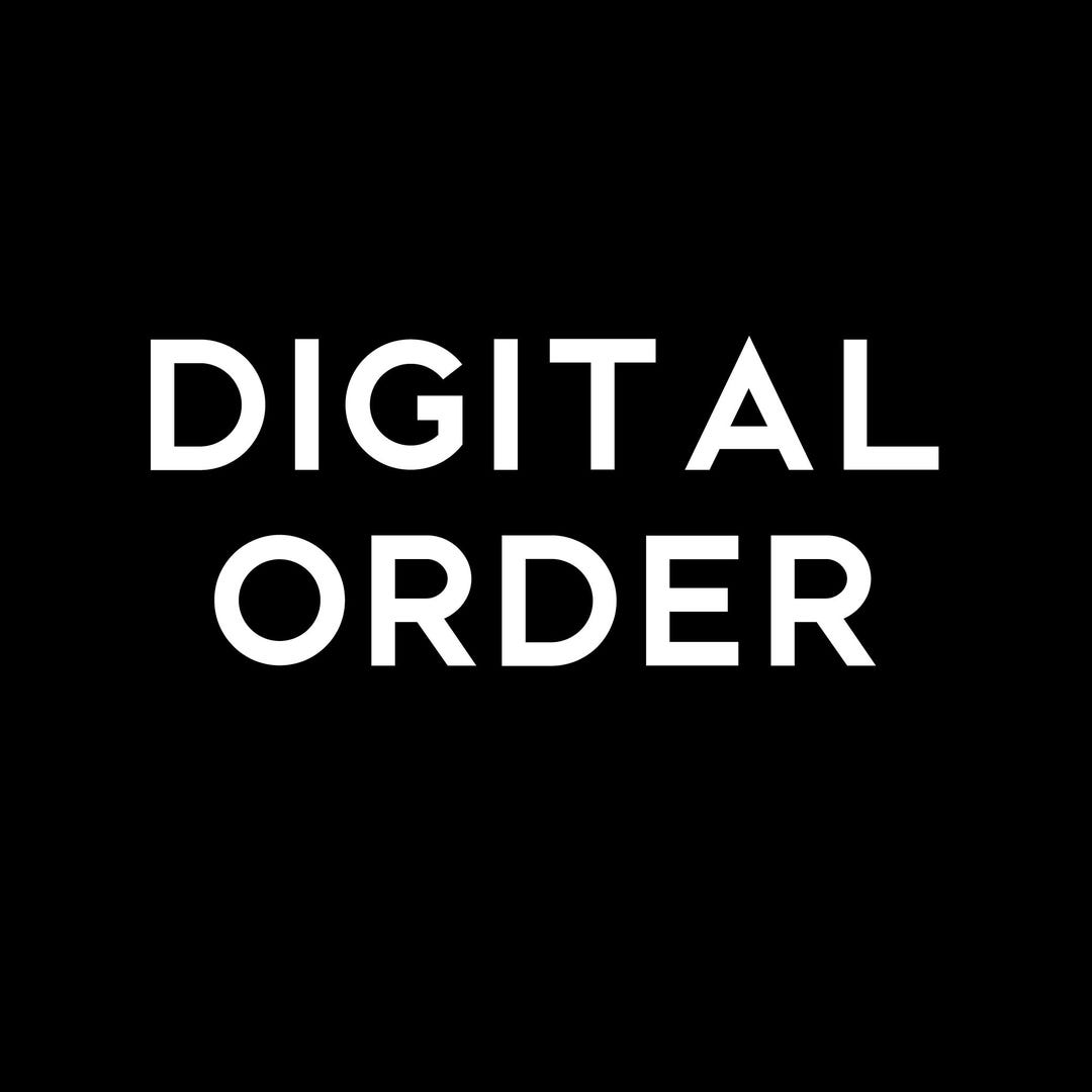 Digital Order - Etsy