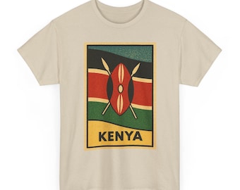 Kenya Flag T-Shirt Unisex: Retro Nairobi Tee