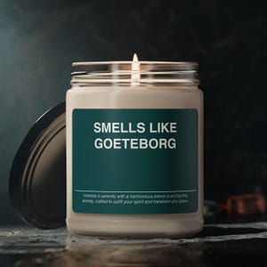 Gothenburg Sweden Candle Gift Smells Like Gothenburg Sweden Souvenir Scented Soy Wax Candle Jar 9oz For Friend