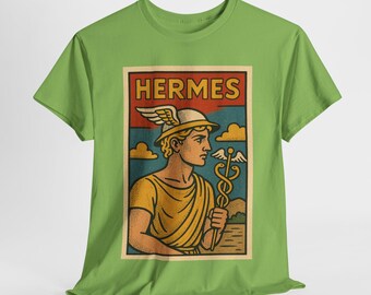Hermes Retro Comic T Shirt Unisex | Vintage Greek Messenger God