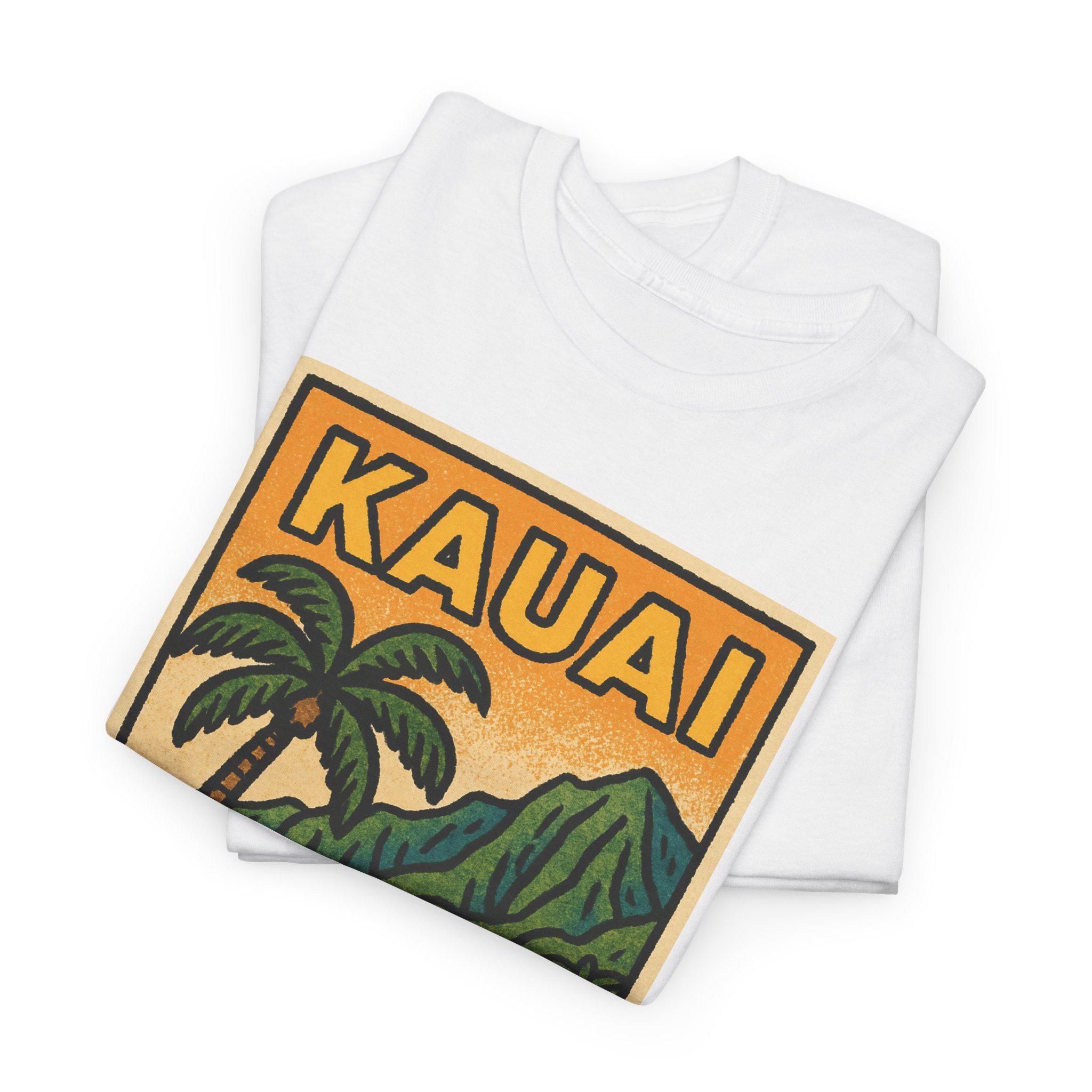 Kauai T-shirt Unisex: Retro Hawaii Tee - Etsy
