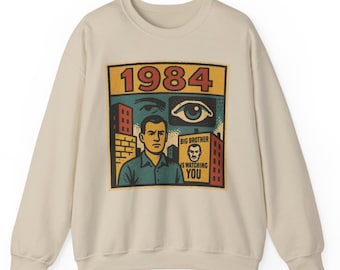 Bluza z 1984 roku: George Orwell, retrodystopijna książka