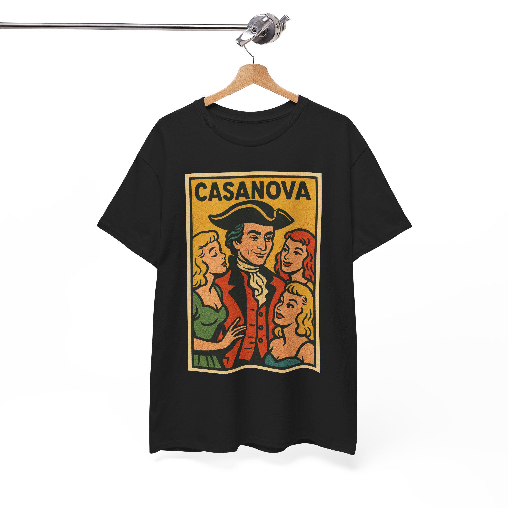 Casanova T-shirt: Retro Comic Style Flirty Graphic Tee - Etsy Canada