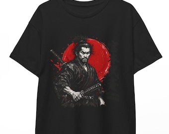 Miyamoto Musashi T-Shirt: Retro Samurai Graphic Tee