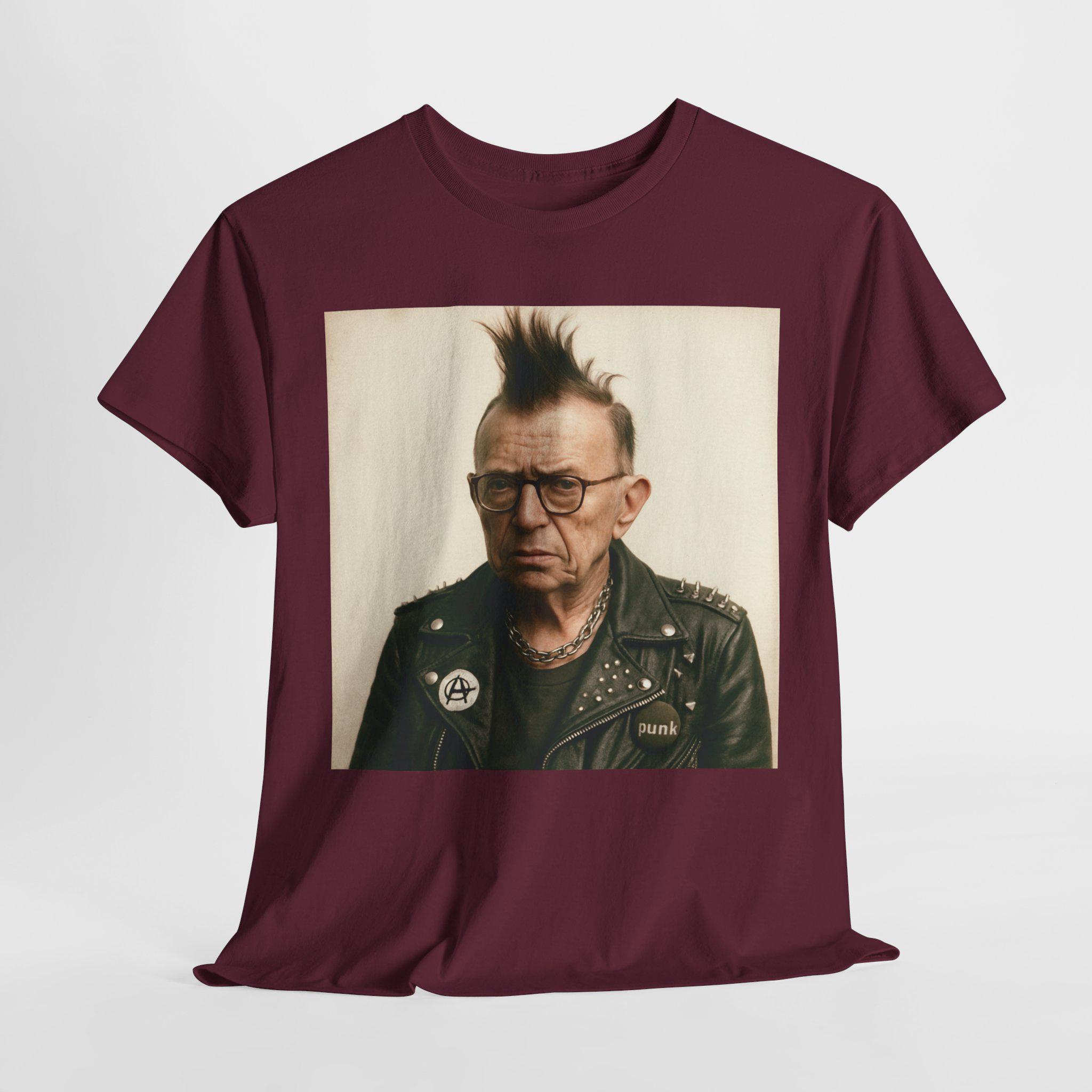 ジャン＝ポール・サルトルのパンクなマグショットTシャツ：エッジの利