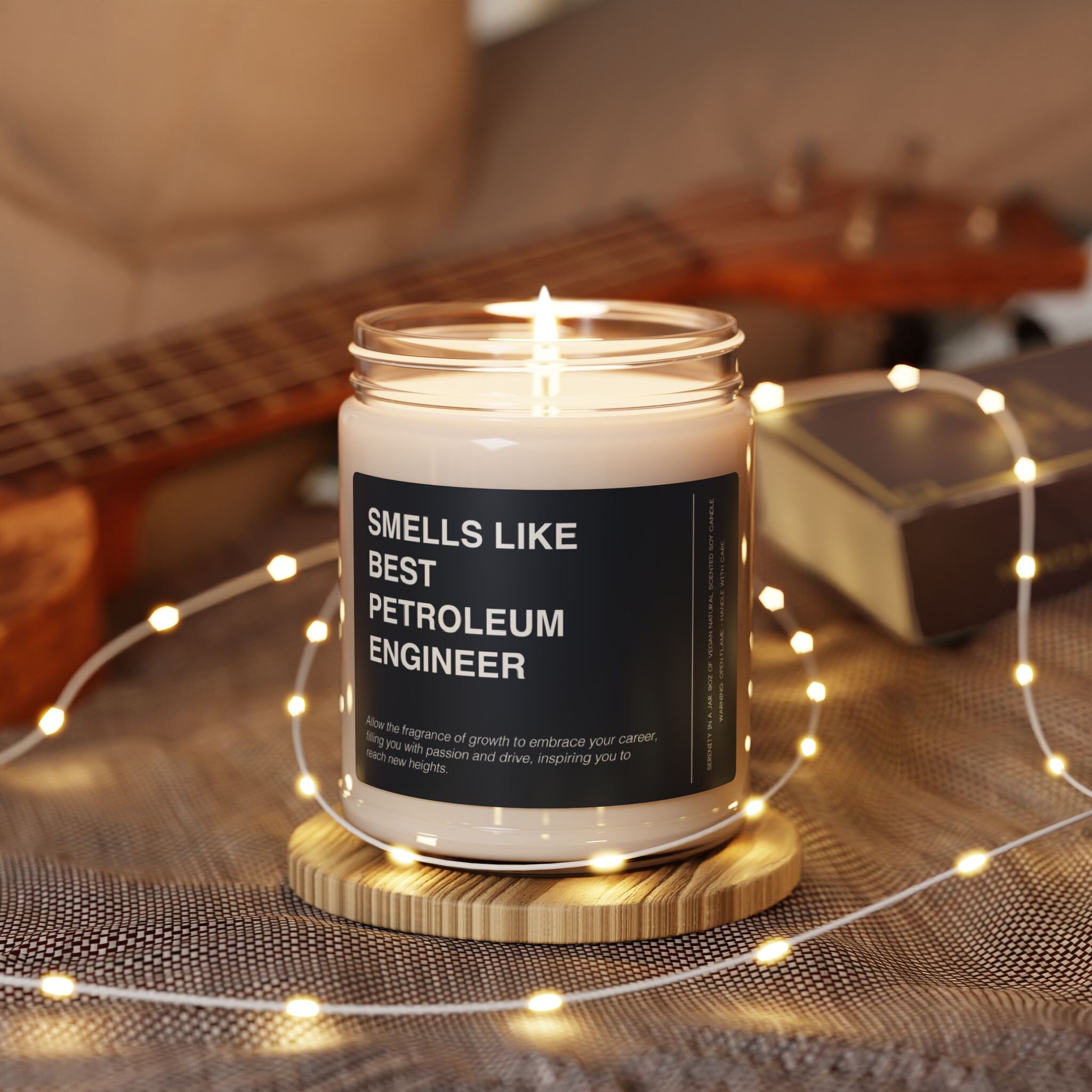 Petroleum Engineer Kerze, lustiges Geschenk, Duftkerze aus Sojawachs