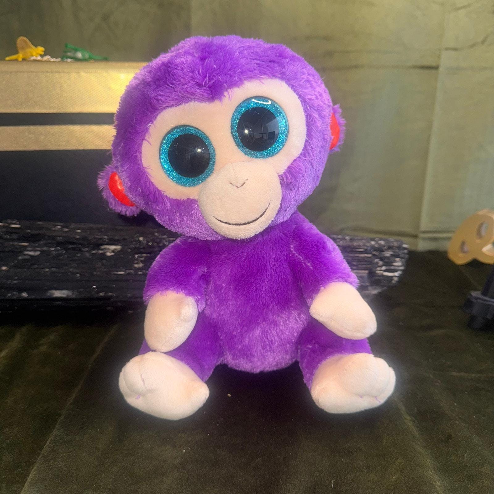 Beanie Boos Fur Babies Purple Monkey Ty Beanie Boo Grapes Monkey - Main Image
