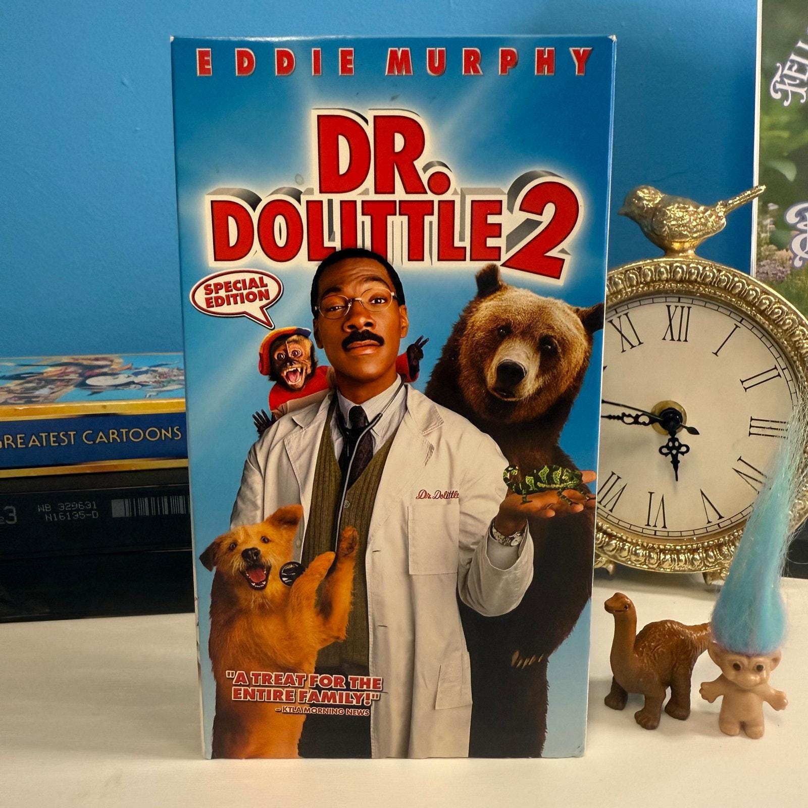 Dr. Dolittle 2 VHS Special Edition 2001 Eddie Murphy Family Comedy