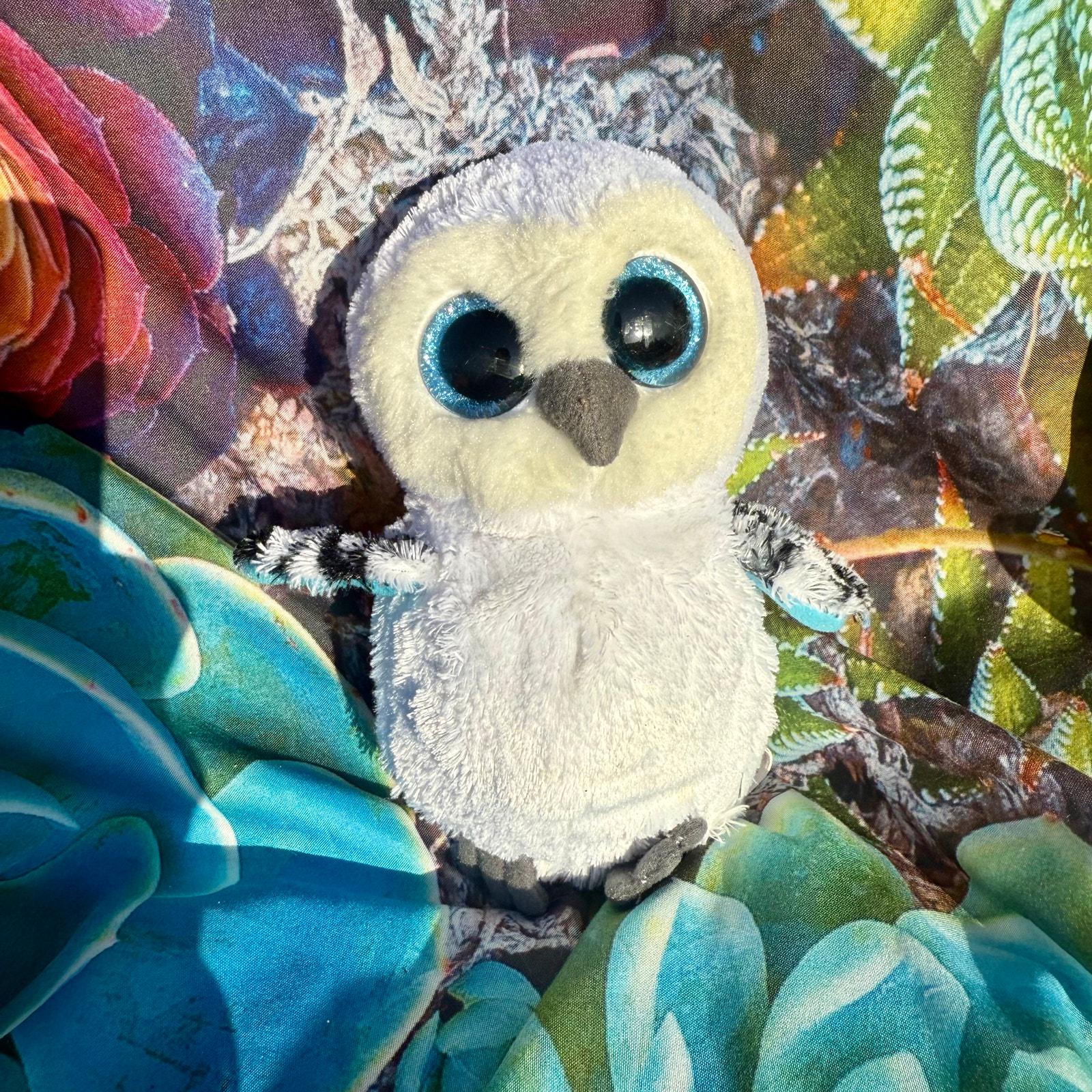Ty Beanie Boos Austin Owl Ty Beanie Boo Spells Small Gray White