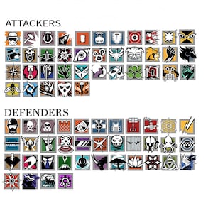 Rainbow Six Siege Operator Icon Board