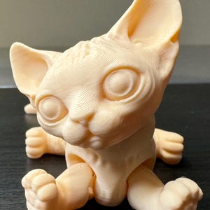 sphynx cat 3-D printed  - Articulated 3D printed