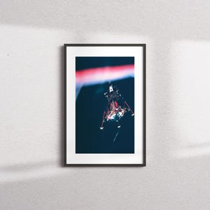 Apollo 11: Lunar Module Poster | Onboard Eagle | Space Exploration Print | NASA | Wall Art  | Space Photography  |  Digital Wall Prints