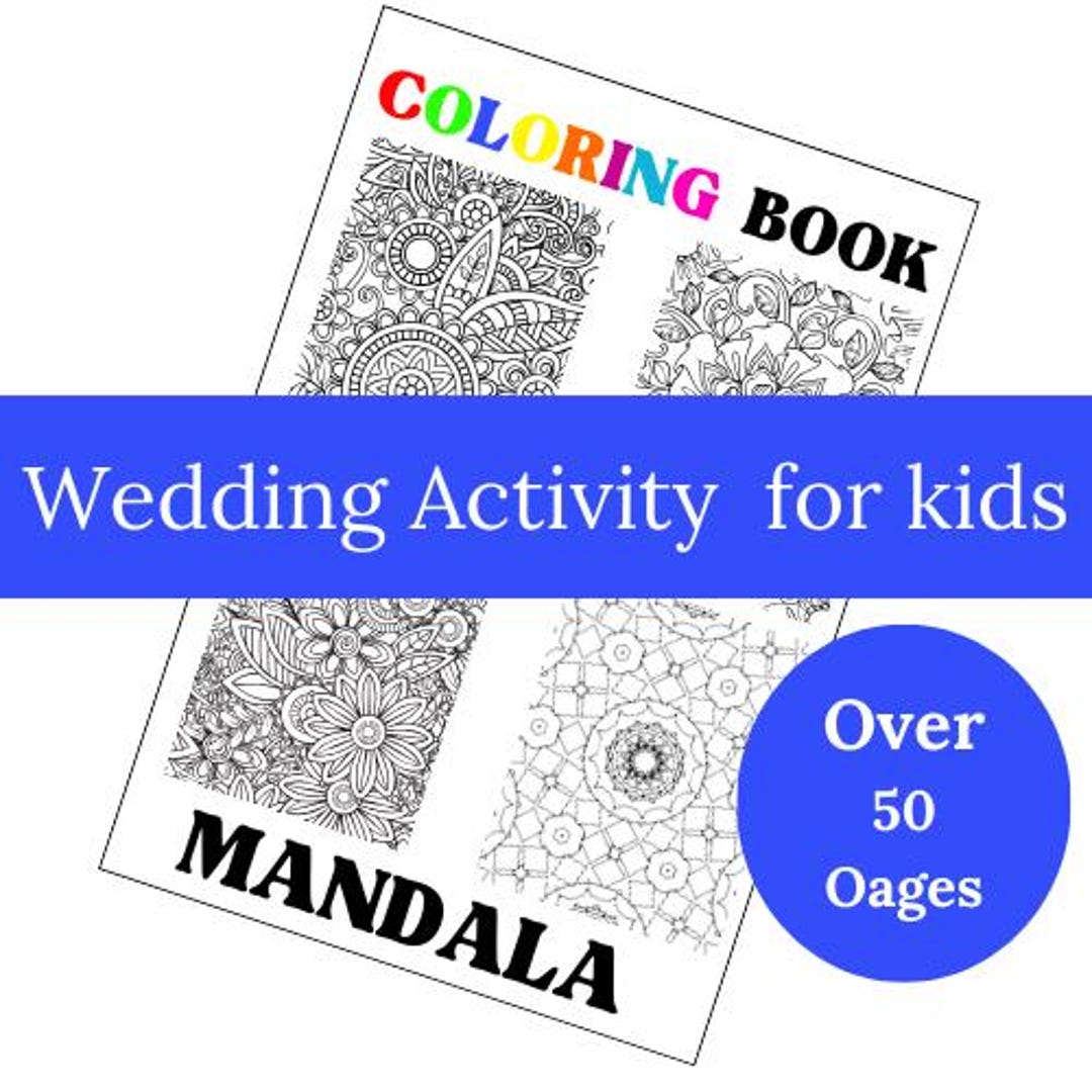 50 Mandala Coloring Pages for Kids - Etsy