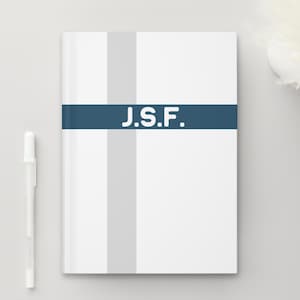 Diario minimalista personalizado: cuaderno portátil de tapa dura personalizado, páginas rayadas desprendibles para escribir, tomar notas, listas de tareas y regalos por menos de 20 dólares.