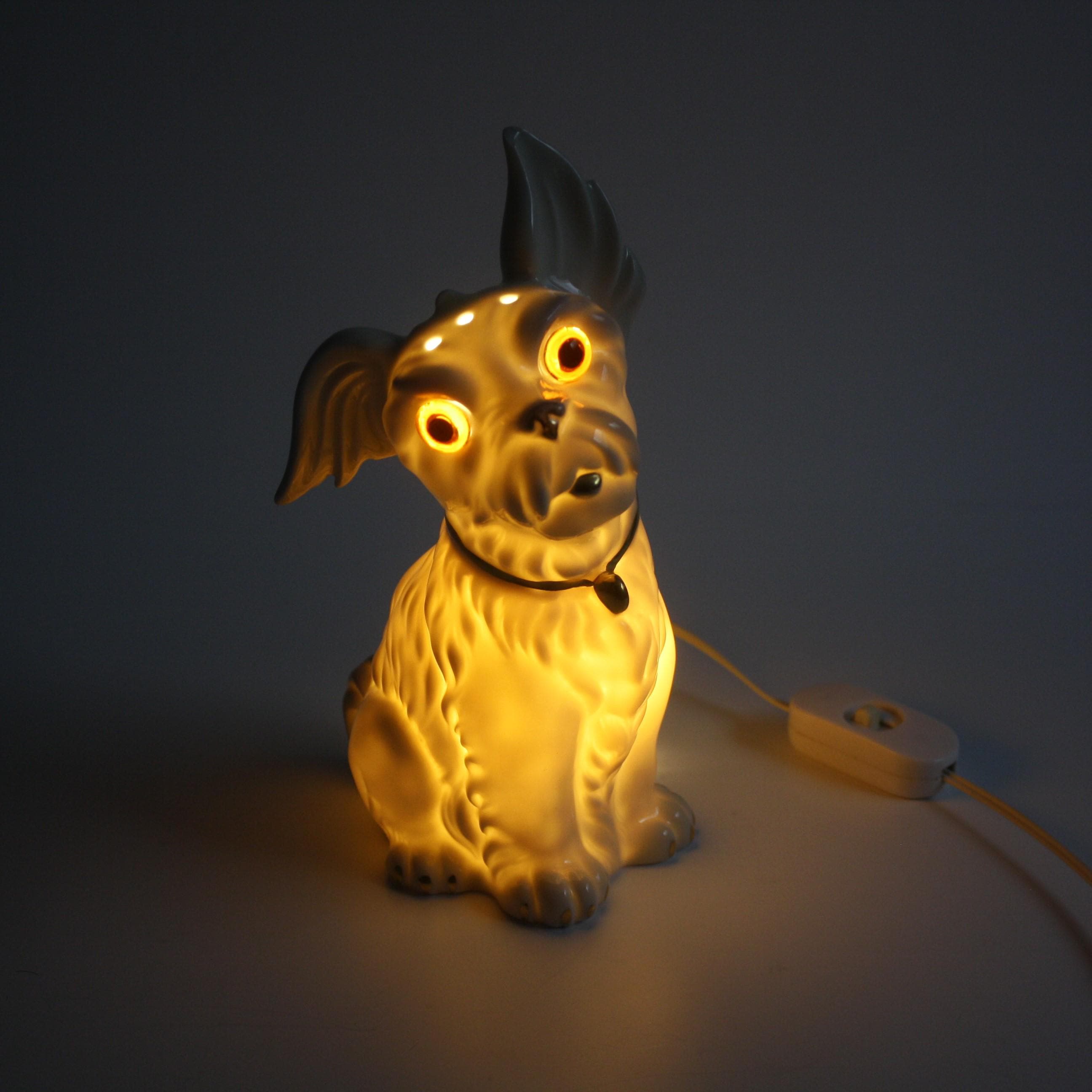 Vintage poodle lamp - Etsy 日本