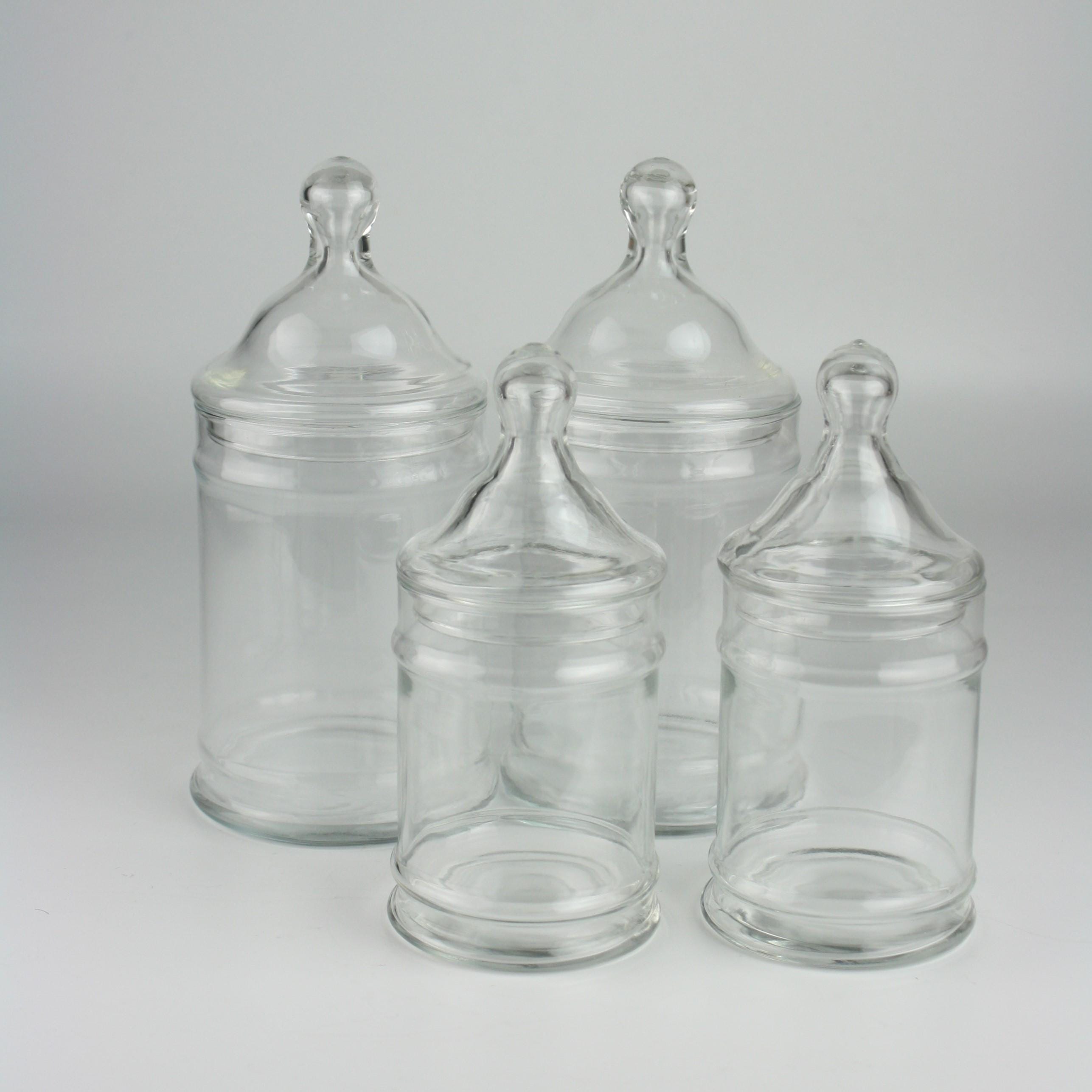 Vintage glass storage containers - Etsy 日本