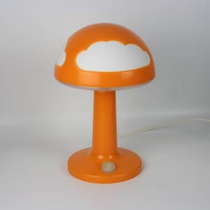Vintage IKEA Orange Skojig Cloud Table Lamp  , Design  Hendrik Preutz , 1990