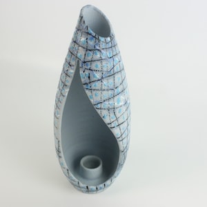 1950&#39;s fratelli fanciullacci ceramic candle holder ,  vintage italian pottery