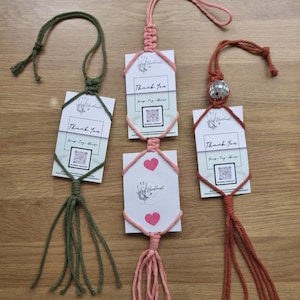 Mini Macramé Polaroid Halter
