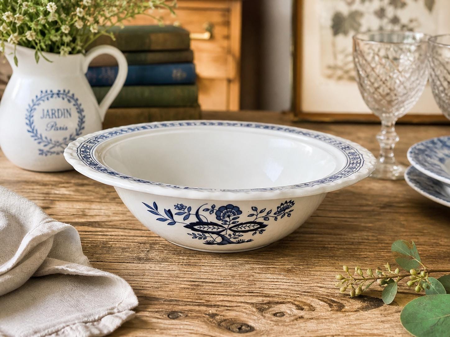 ウィンテーシ磁器アイアンストーン皿 Ironstone Pottery - Etsy
