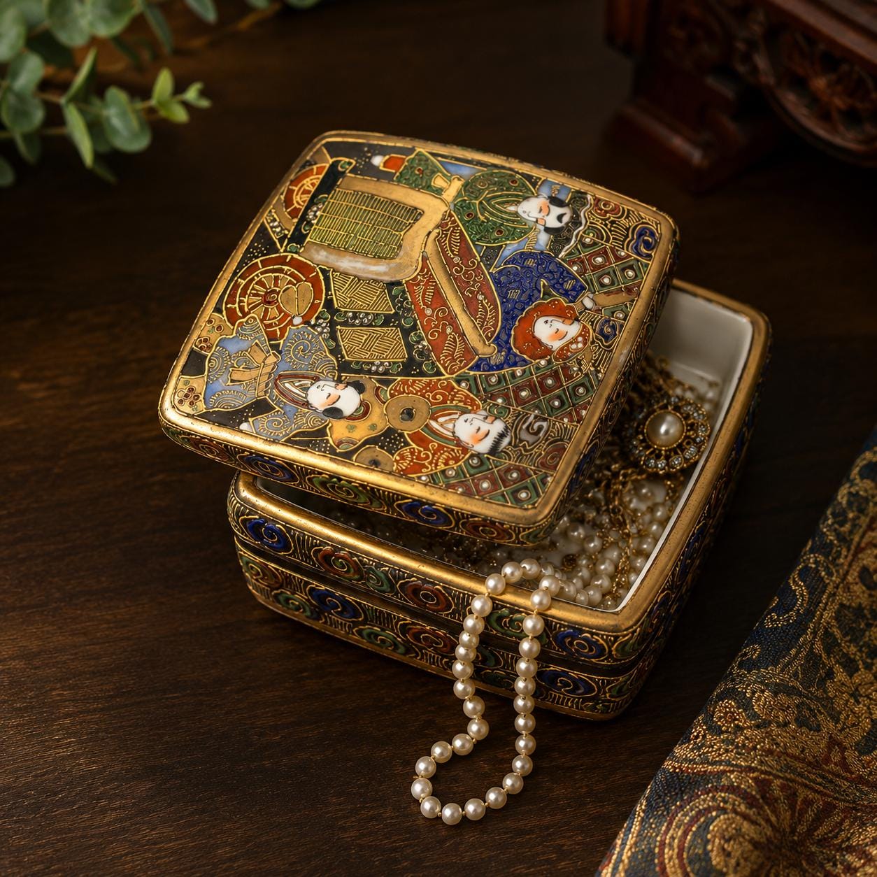 1950 Japanese Jewelry Box - Etsy
