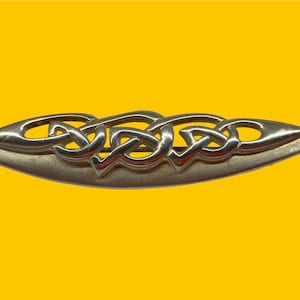 Vintage Ola Gorie Sterling Silver Brooch: Celtic Knot Scottish Jewelry