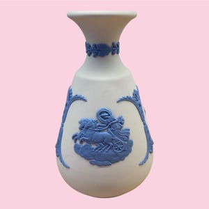 Vintage Wedgwood Jasperware Bud Vase | Neoclassical English Pottery |