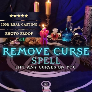 Very Strong REMOVE CURSE SPELL, Curse, Hex, Black Magic Removal, Banishing Negative Energy and Spirits, Fast Results, Same Day Casting
