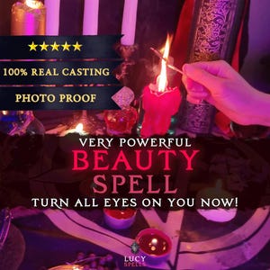 Very Strong BEAUTY SPELL, Confidence, Attraction, Youth, Self Love, Appearance & Popularity Manifestation, Fast Results, Same Day Casting