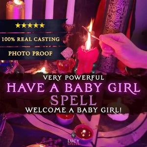 Powerful HAVE A BABY GIRL spell, Welcome Daughter, Pregnancy and Fertility White Magic, Same Day Spell Casting, Fast Results Love Spell