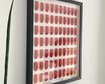 Porsche Wall Art PTS Blood Orange | 16 x 20 in Paint to Sample 3D Car Art Framed | Porsche 911 Gift | Car Lover Gift | Minimalist wall art