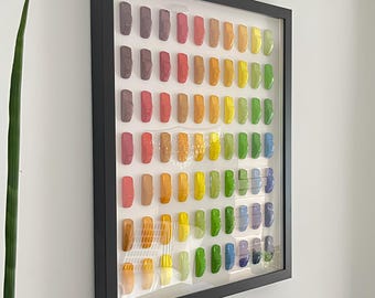 Porsche-inspired 911 art; Original colors; 40 x 50 cm; Christmas gift for him; Gradient red to blue