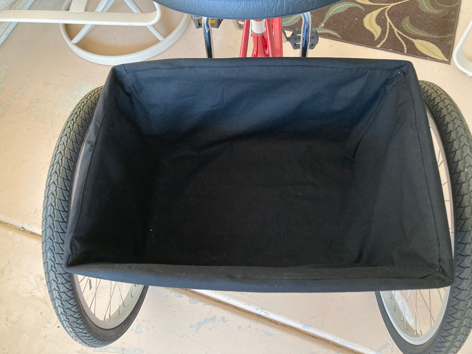 Adult Tricycle Basket Liner Purple and Black Etsy