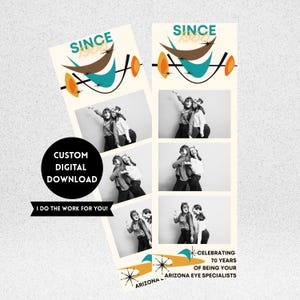Custom Photo Strip - Digital Download - Photo Booth Photos